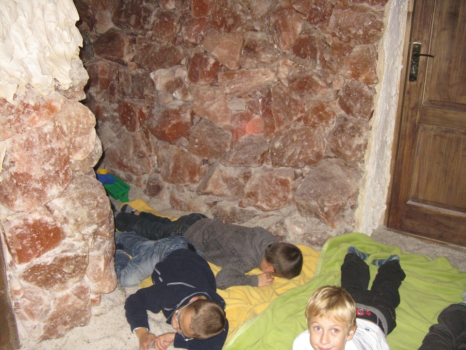 V solné jeskyni.